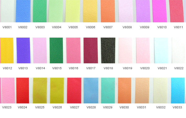 Pullbow color charts