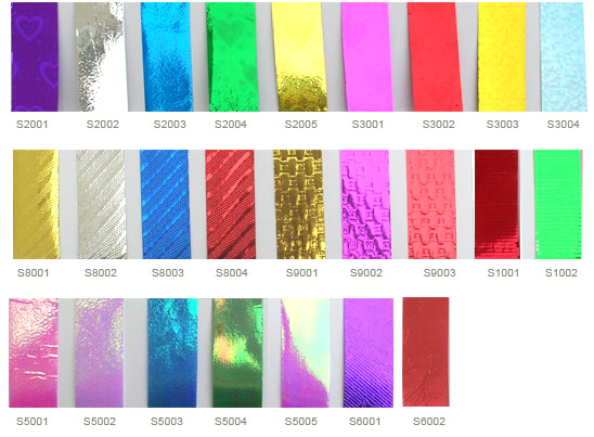 Pullbow color charts