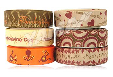 Thanksgiving day ribbon TDR-001